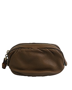 Gucci Bamboo Pouch,Leather,Tan,S,246174.491403,2